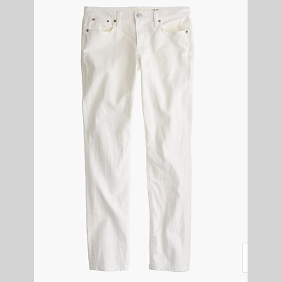 J Crew Slim Broken In Boyfriend Jean in White 🤍 - Picture 6 of 12